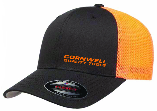 Picture of Flexfit Trucker Hat - Charcoal/Neon Orange - CGCNOTH