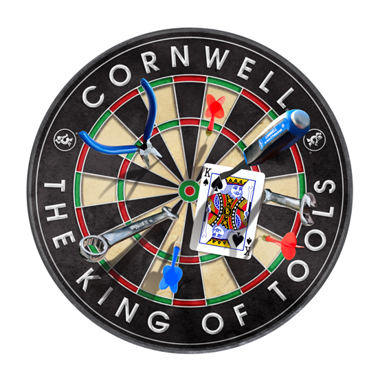 Picture of King of Tools Dartboard - Aluminum Sign (CGKINGS)