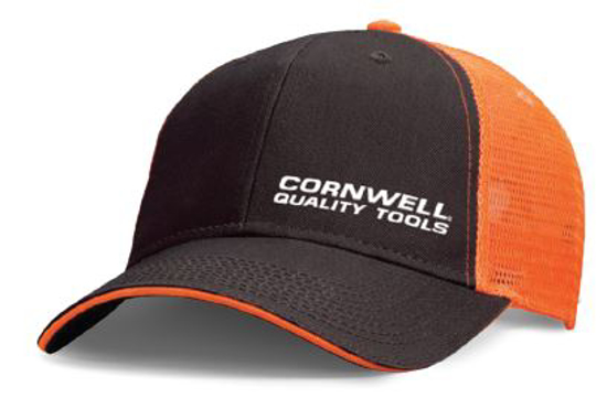 Picture of Orange Mesh Sandwich Bill Hat - CGOMSH