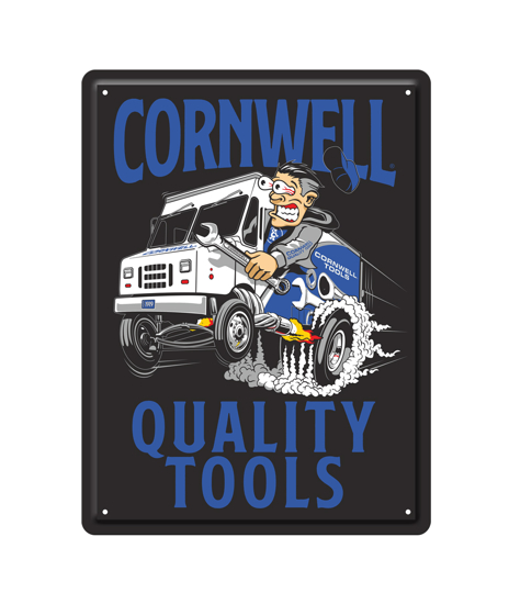 Picture of Smokin Cornwell Truck Aluminum Sign - CGSCTS
