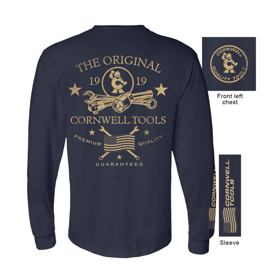 Picture of Original Navy Long Sleeve T - CGONLS
