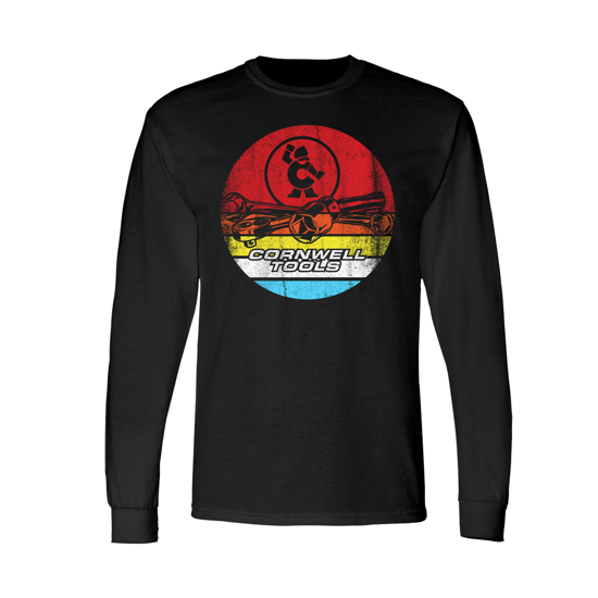 Picture of Major Long Sleeve Black T - CGMAJLS